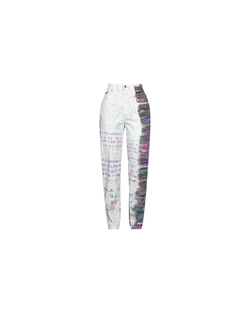 Dolce & Gabbana DENIM - HOSEN & RÖCKE - Jeanshosenauf YOOX.COM Hellgrau