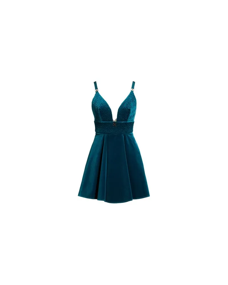 Elisabetta Franchi KLEIDER - Mini-Kleiderauf YOOX.COM Aquamarin