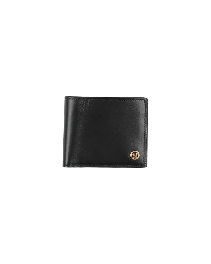 Versace Kleinlederwaren - Brieftaschenauf YOOX.COM Schwarz