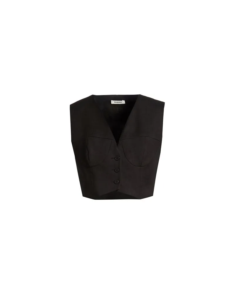 Sandro ANZÜGE und CO-ORDS - Couture-Westenauf YOOX.COM Schwarz