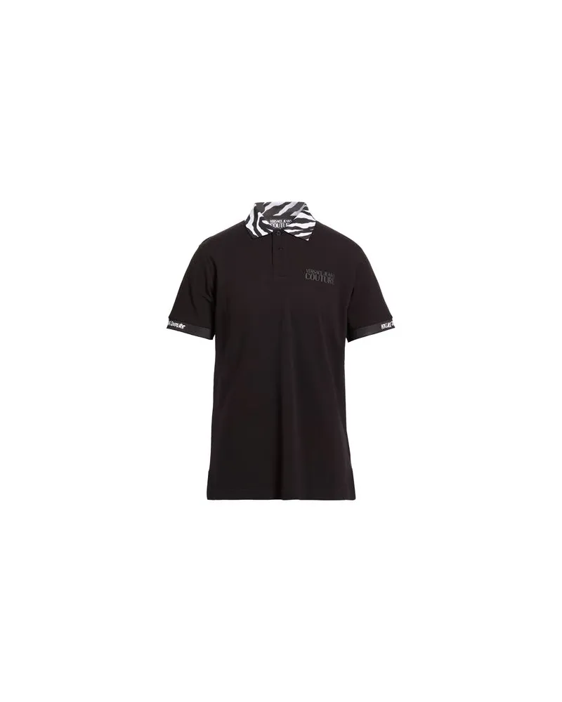 Versace Jeans TOPS - Poloshirtsauf YOOX.COM Schwarz