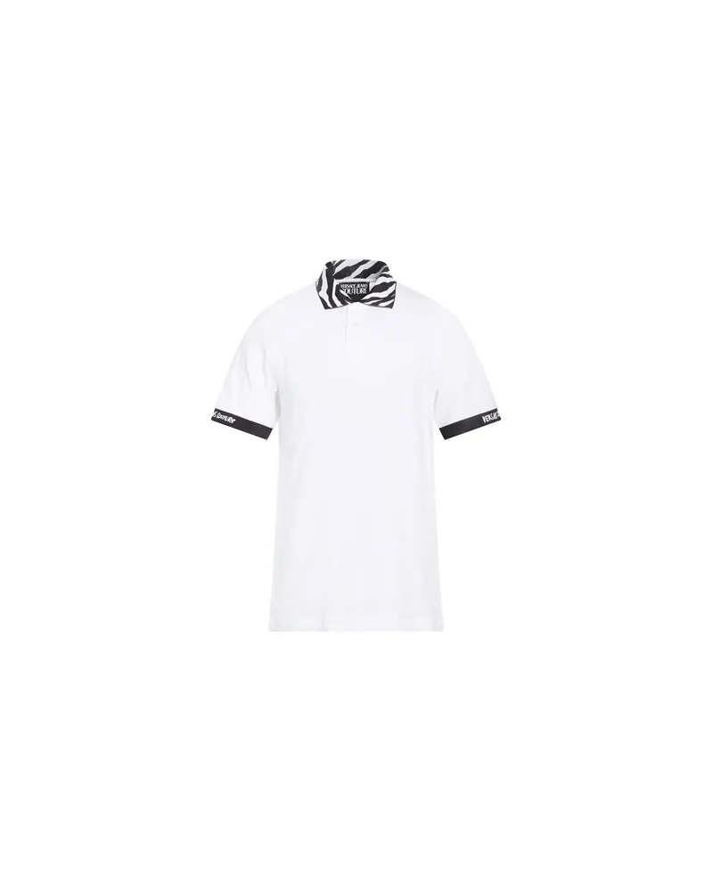 Versace Jeans TOPS - Poloshirtsauf YOOX.COM Weiß