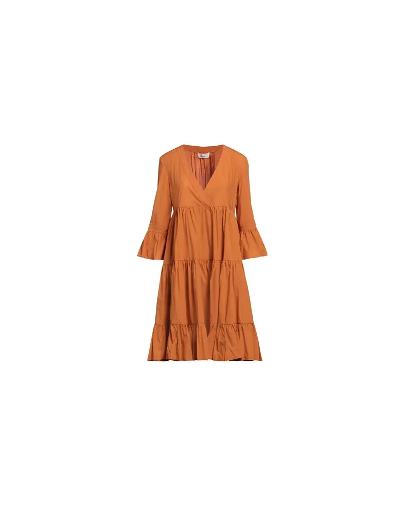 MEIMEIJ KLEIDER - Midi-Kleiderauf YOOX.COM Orange