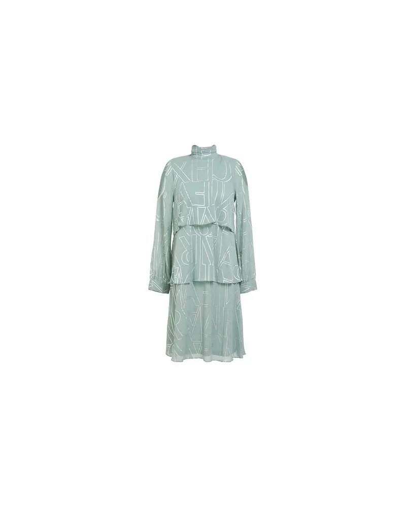 Armani Exchange KLEIDER - Mini-Kleiderauf YOOX.COM Salbeigrün