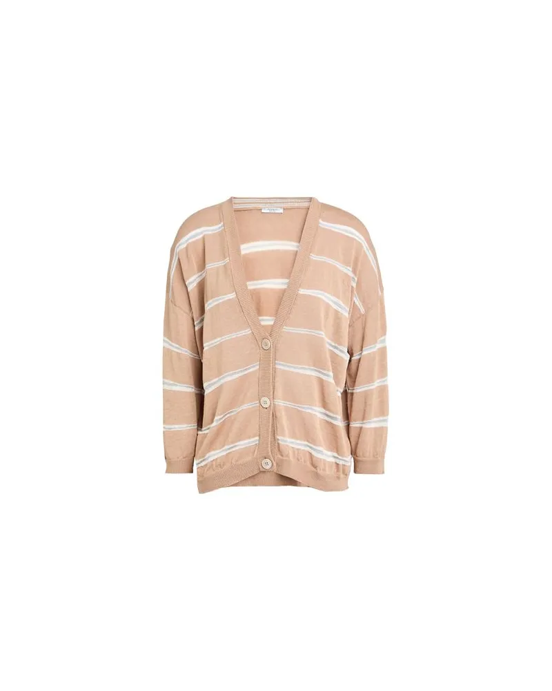 Peserico STRICKWAREN - Strickjackenauf YOOX.COM Hellbraun