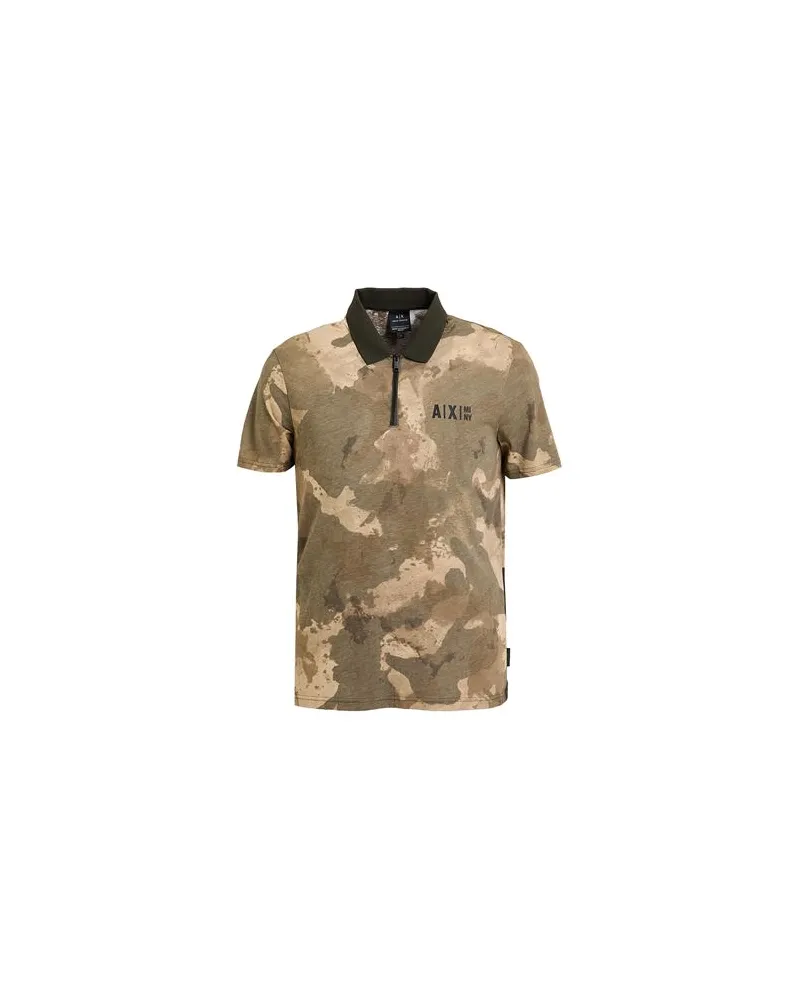 Armani Exchange TOPS - Poloshirtsauf YOOX.COM Militärgrün