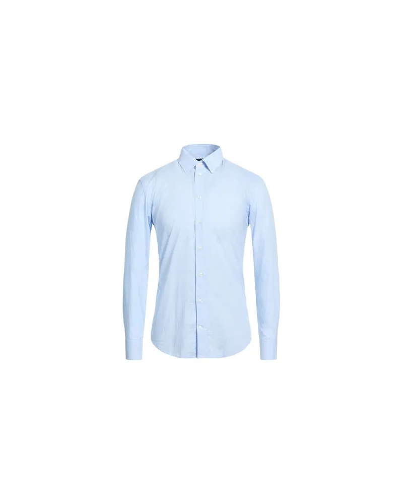 Emporio Armani TOPS - Hemdenauf YOOX.COM Hellblau