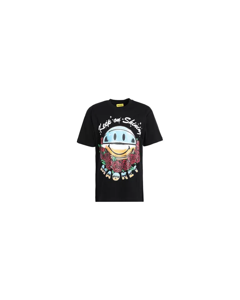 Market SMILEY KEEP ON SHINING T-SHIRT  - TOPS - T-shirtsauf YOOX.COM Schwarz