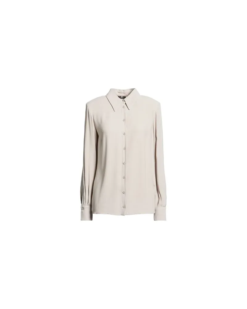 Elisabetta Franchi TOPS - Hemdenauf YOOX.COM Hellgrau