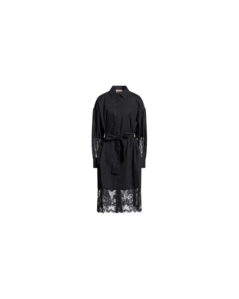 Twin-Set KLEIDER - Midi-Kleiderauf YOOX.COM Schwarz