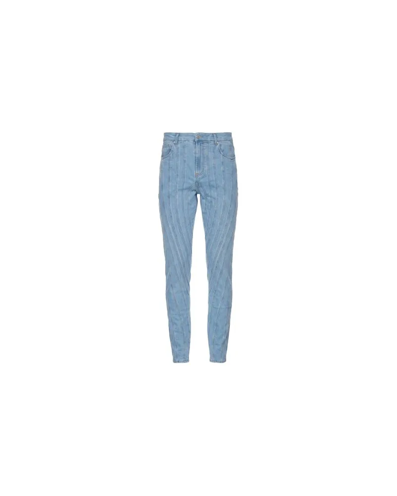 Thierry Mugler HOSEN & RÖCKE - Jeanshosenauf YOOX.COM Blau
