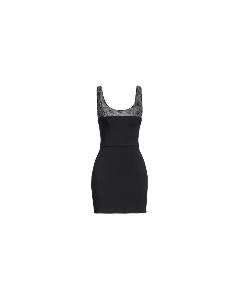 Elisabetta Franchi KLEIDER - Mini-Kleiderauf YOOX.COM Schwarz