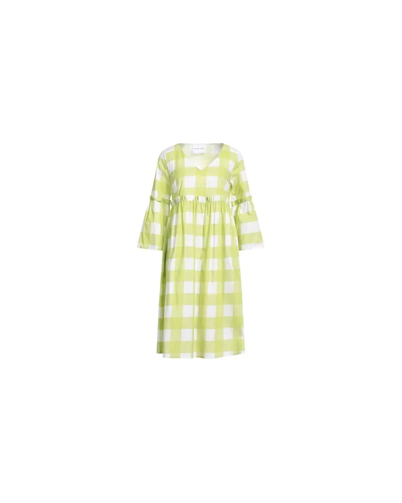 Vicario Cinque KLEIDER - Midi-Kleiderauf YOOX.COM Limettengrün