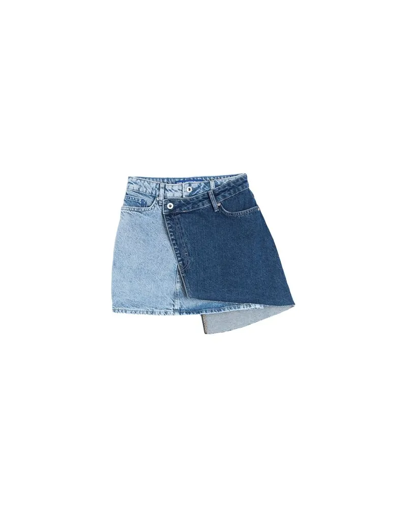 Karl Lagerfeld KLJ RECYCLED DENIM MINI SKIRT  - HOSEN & RÖCKE - Jeansröckeauf YOOX.COM Blau