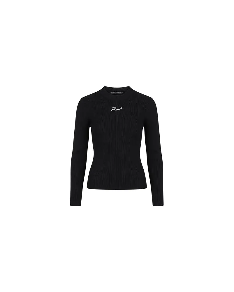Karl Lagerfeld STRICKWAREN - Pulloverauf YOOX.COM Schwarz