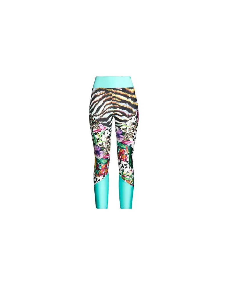 Just Cavalli HOSEN & RÖCKE - Leggingsauf YOOX.COM Tūrkis