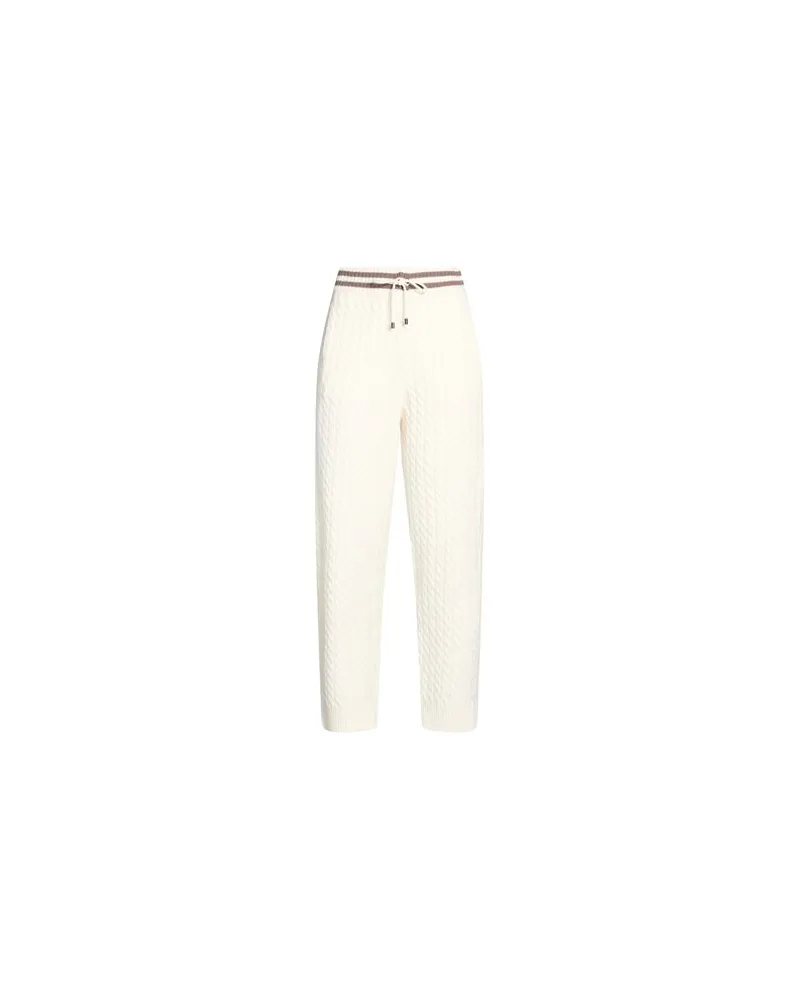 Brunello Cucinelli HOSEN & RÖCKE - Hosenauf YOOX.COM Elfenbein