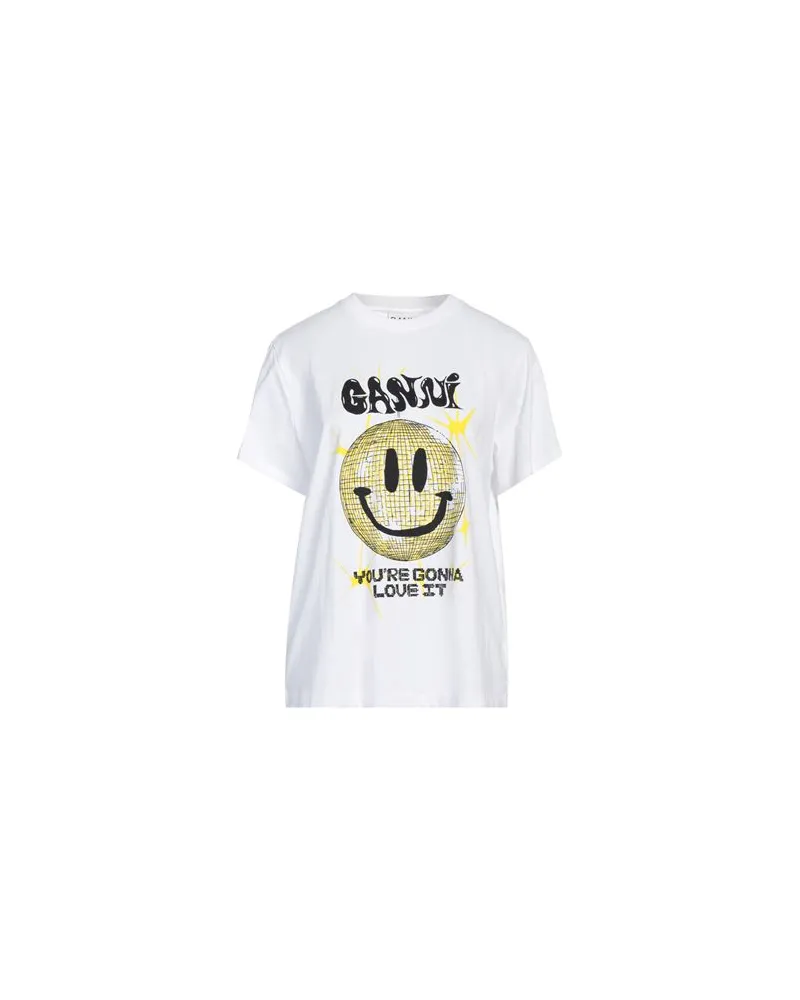 Ganni TOPS - T-shirtsauf YOOX.COM Weiß