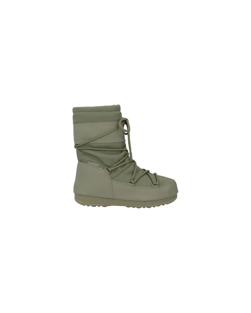 Moon Boot MID RUBBER WP - SCHUHE - Stiefelettenauf YOOX.COM Militärgrün