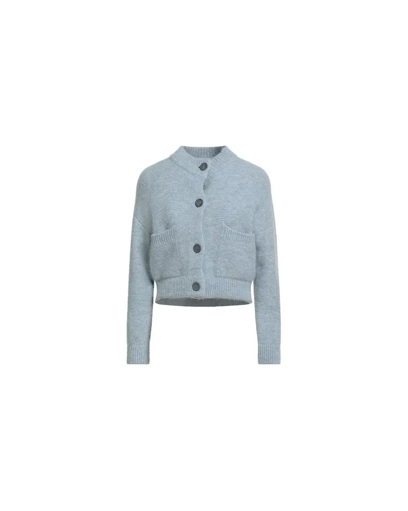 Alpha Studio STRICKWAREN - Strickjackenauf YOOX.COM Azurblau