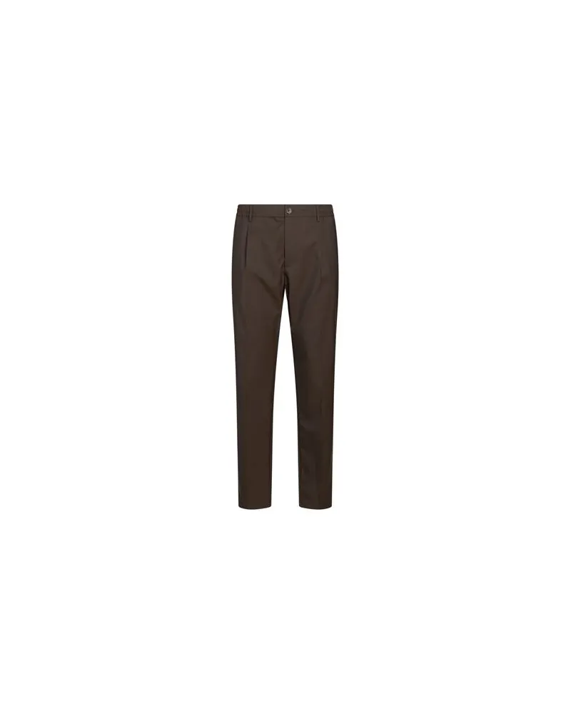 CRUNA HOSEN & RÖCKE - Hosenauf YOOX.COM Dunkelbraun
