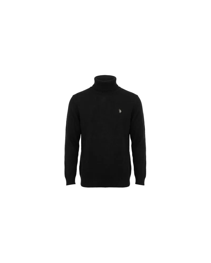U.S. Polo Assn.  STRICKWAREN - Rollkragenpulloverauf YOOX.COM Schwarz