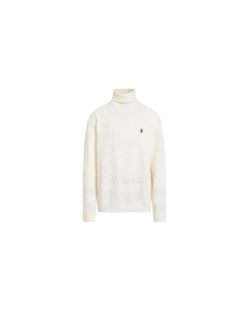 U.S. Polo Assn.  STRICKWAREN - Rollkragenpulloverauf YOOX.COM Weiß