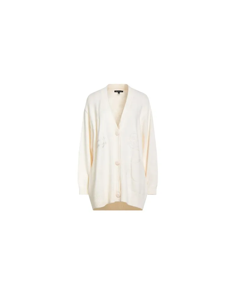 Armani Exchange STRICKWAREN - Strickjackenauf YOOX.COM Cremeweiß