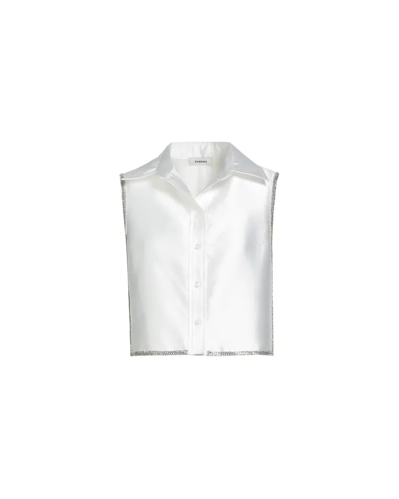 Sandro TOPS - Hemdenauf YOOX.COM Weiß
