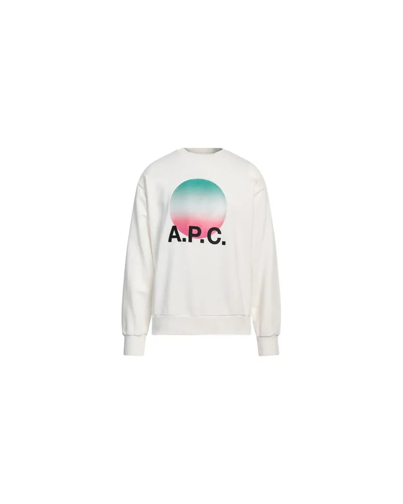 A.P.C. TOPS - Sweatshirtsauf YOOX.COM Elfenbein