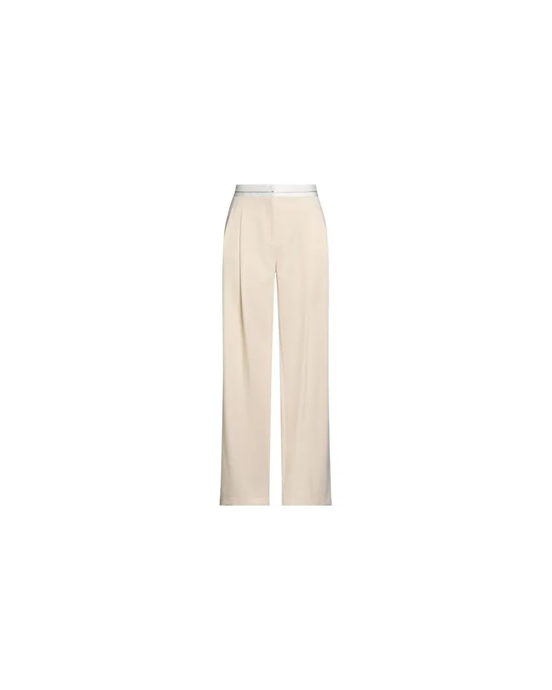 Patrizia Pepe HOSEN & RÖCKE - Hosenauf YOOX.COM Cremeweiß