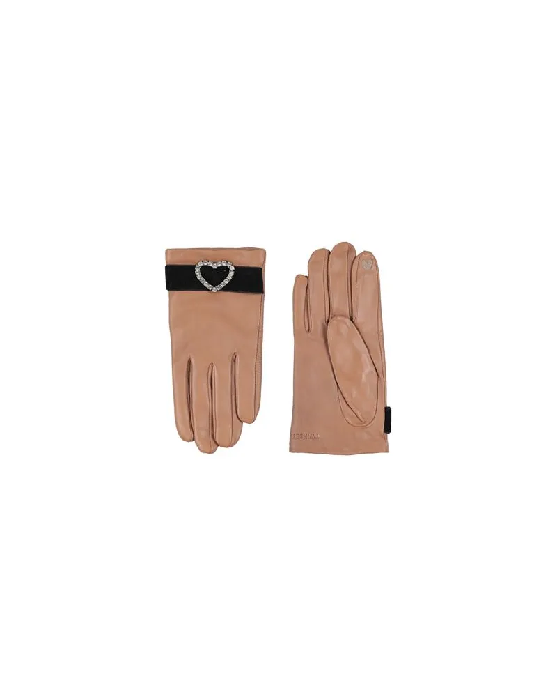 Twin-Set ACCESSOIRES - Handschuheauf YOOX.COM Kamel