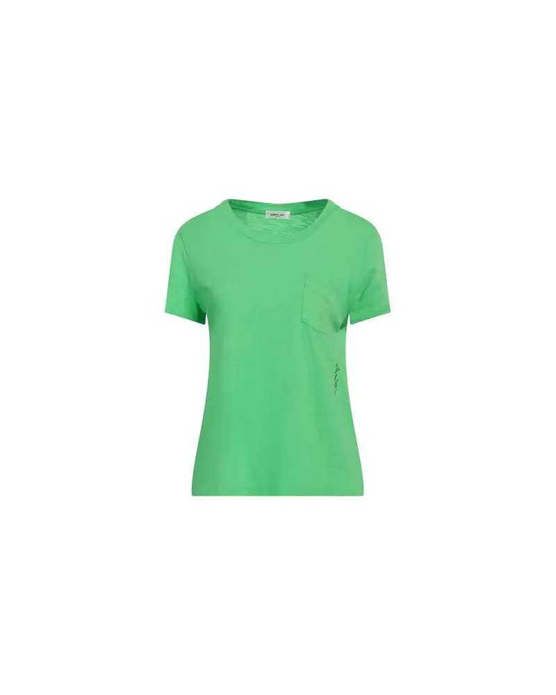Replay TOPS - T-shirtsauf YOOX.COM Grün