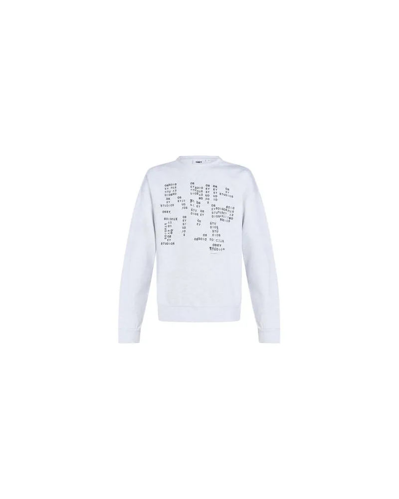 Obey TOPS - Sweatshirtsauf YOOX.COM Hellgrau