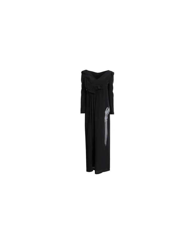 Yohji Yamamoto KLEIDER - Maxi-Kleiderauf YOOX.COM Schwarz