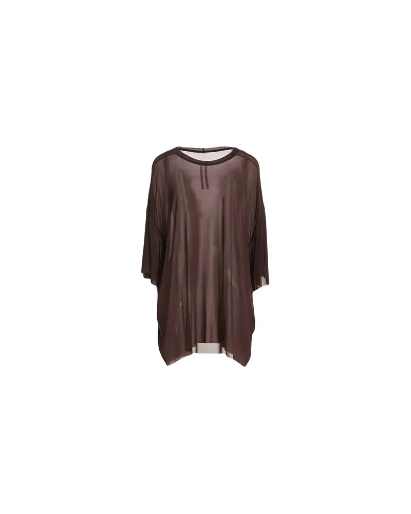 Rick Owens TOPS - T-shirtsauf YOOX.COM Braun