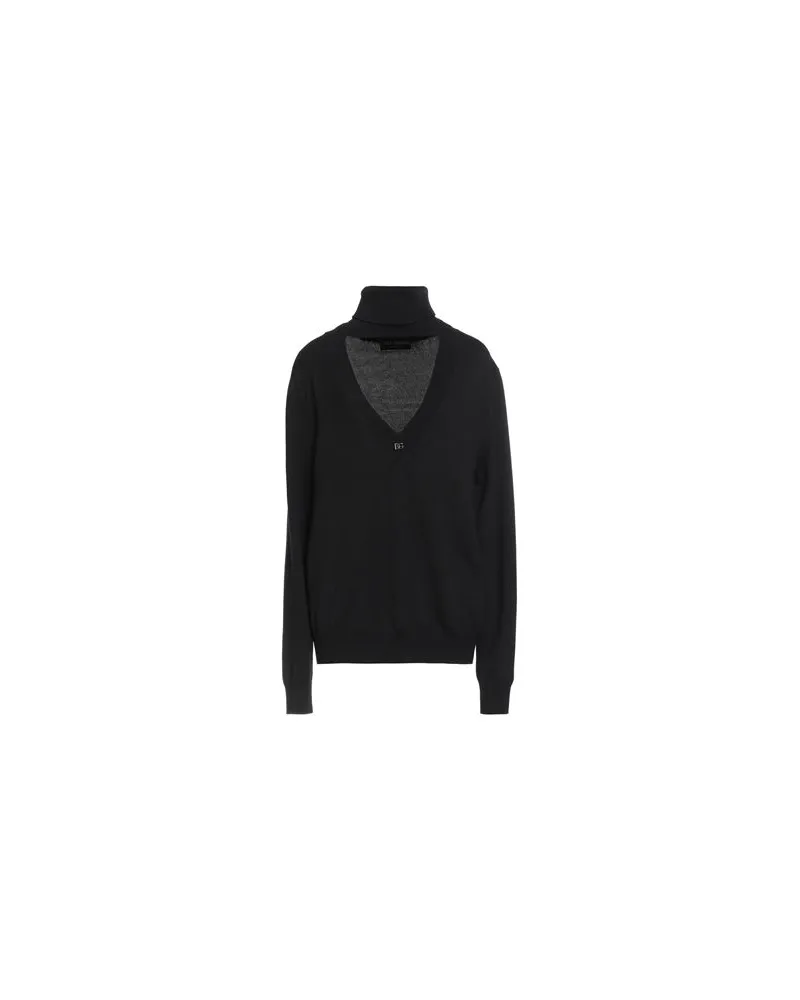 Dolce & Gabbana STRICKWAREN - Rollkragenpulloverauf YOOX.COM Schwarz