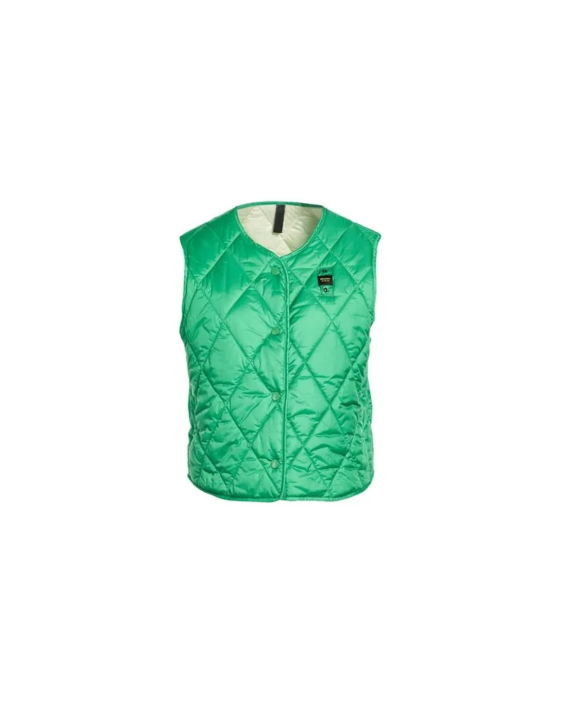 Blauer JACKEN & MÄNTEL - Westenauf YOOX.COM Grün