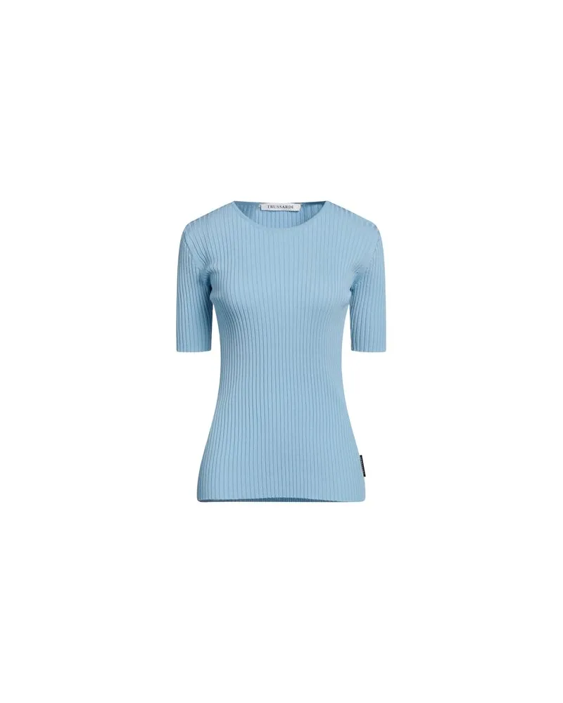Trussardi STRICKWAREN - Pulloverauf YOOX.COM Himmelblau