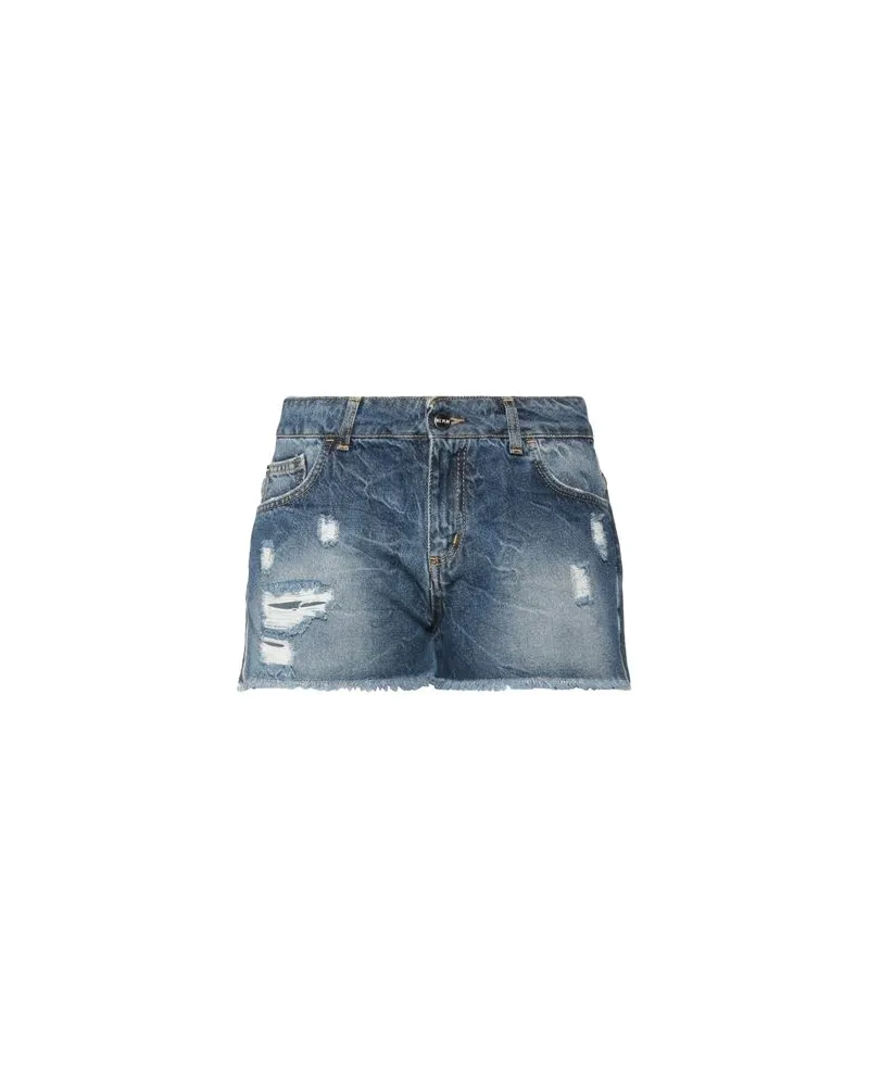 ICE PLAY HOSEN & RÖCKE - Jeansshortsauf YOOX.COM Blau