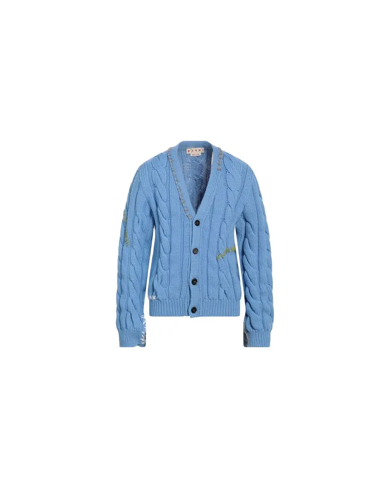 Marni STRICKWAREN - Strickjackenauf YOOX.COM Himmelblau