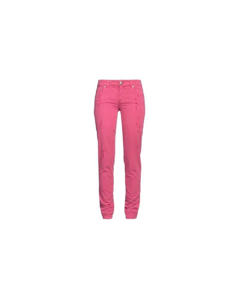 Ermanno Scervino HOSEN & RÖCKE - Jeanshosenauf YOOX.COM Fuchsia