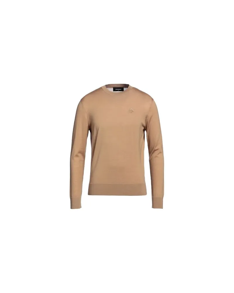 Dsquared2 STRICKWAREN - Pulloverauf YOOX.COM Kamel