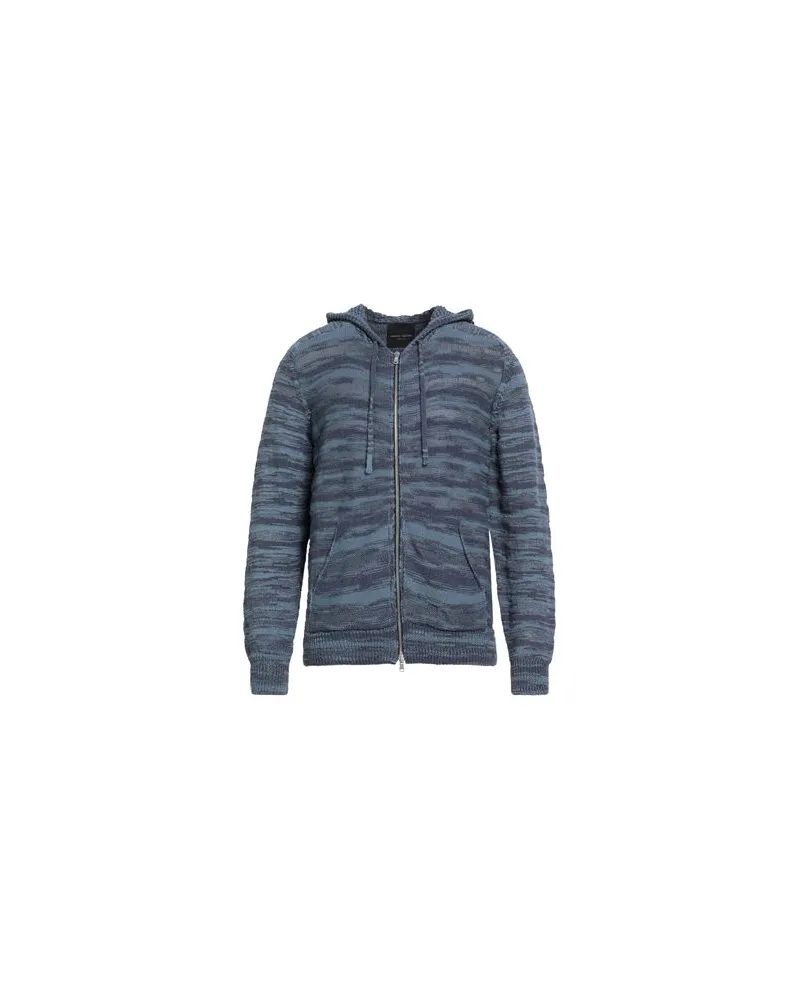 Roberto Collina STRICKWAREN - Strickjackenauf YOOX.COM Marineblau