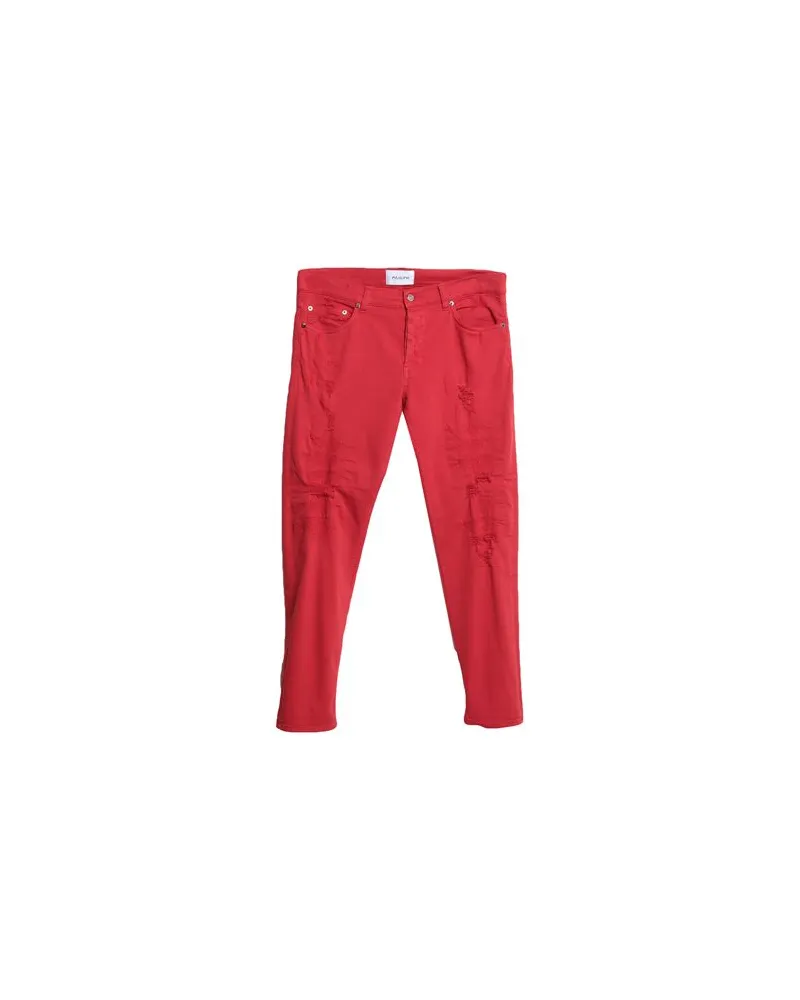 Aglini HOSEN & RÖCKE - Jeanshosenauf YOOX.COM Rot