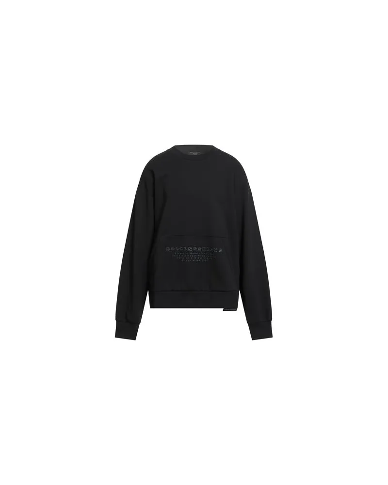 Dolce & Gabbana EXCLUSIVE - TOPS - Sweatshirtsauf YOOX.COM Schwarz