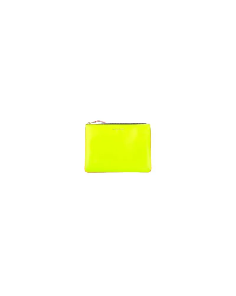 Comme des Garçons Kleinlederwaren - Kosmetiktäschchenauf YOOX.COM Limettengrün