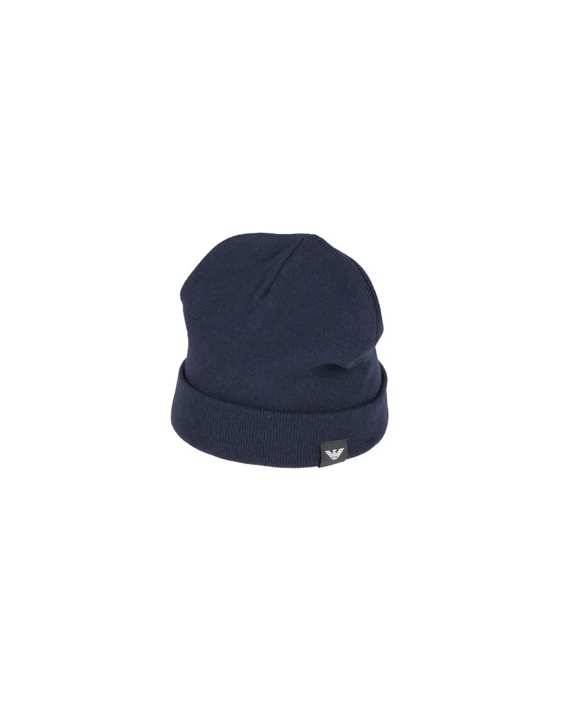 Emporio Armani ACCESSOIRES - Mützen & Hüteauf YOOX.COM Nachtblau