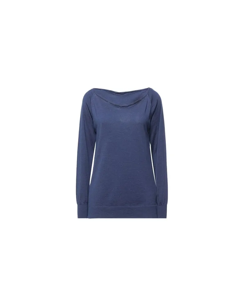 Alpha Studio STRICKWAREN - Pulloverauf YOOX.COM Blau