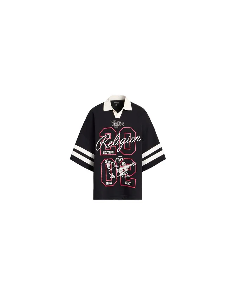 True Religion TOPS - Poloshirtsauf YOOX.COM Schwarz